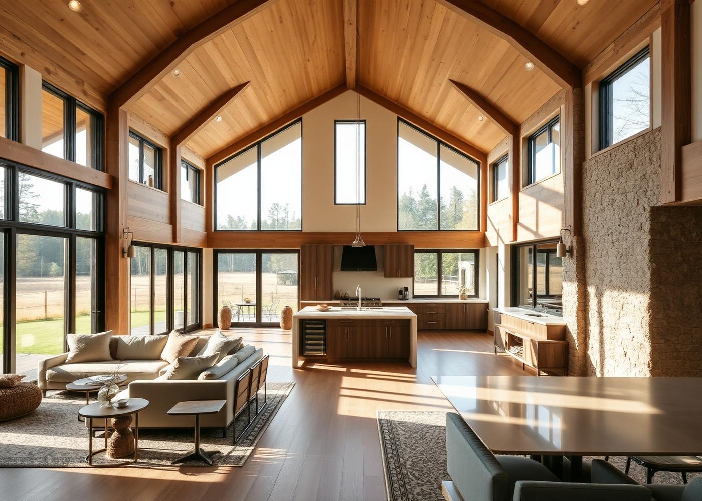 Interior de Farm House finalizada